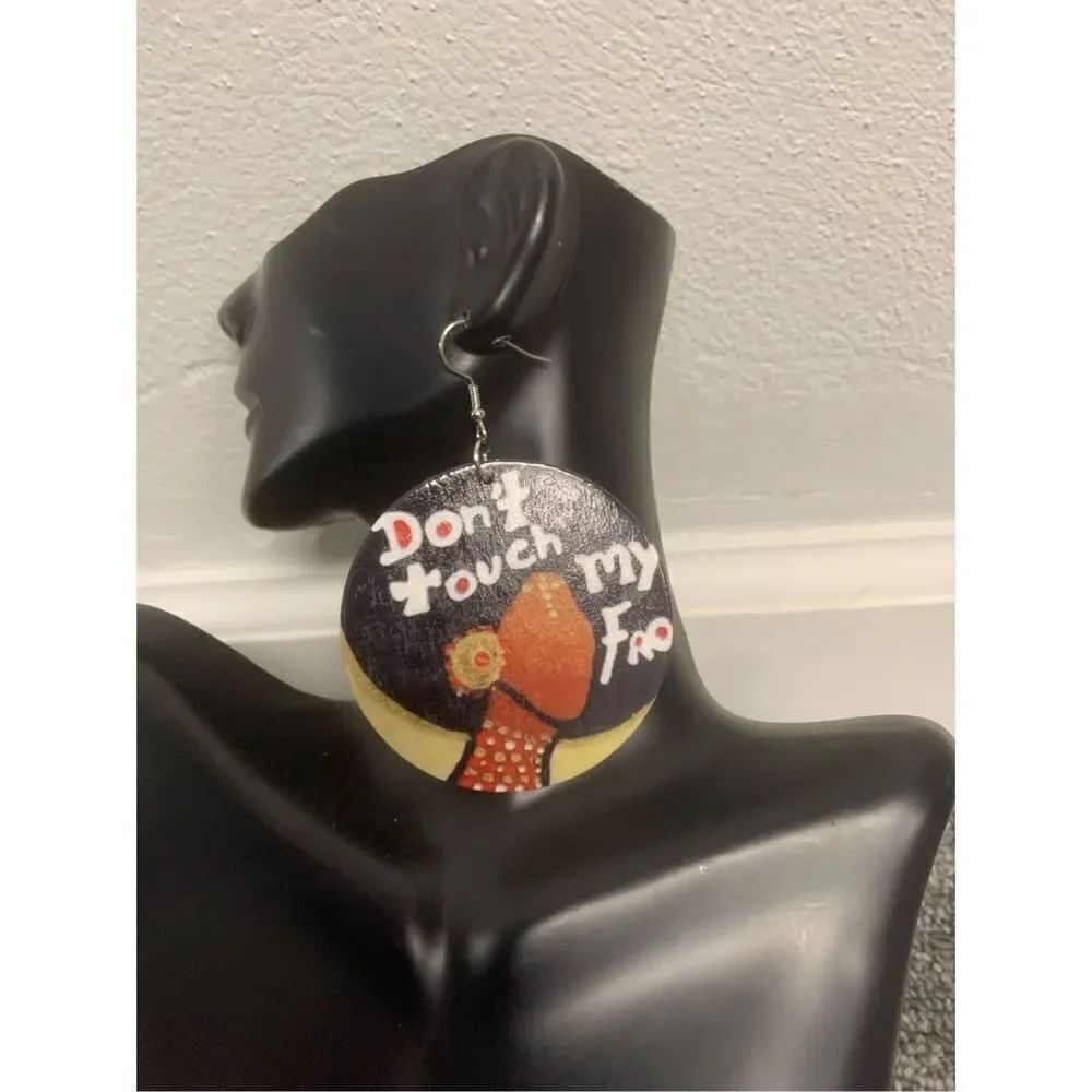 Afrocentric statement earrings